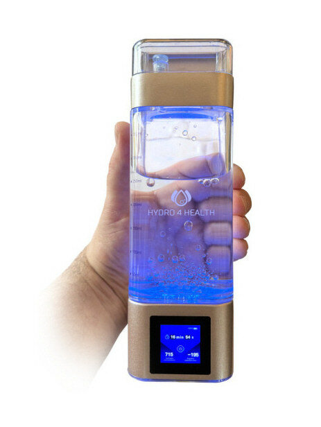 Wasserstoff-Wasserflasche